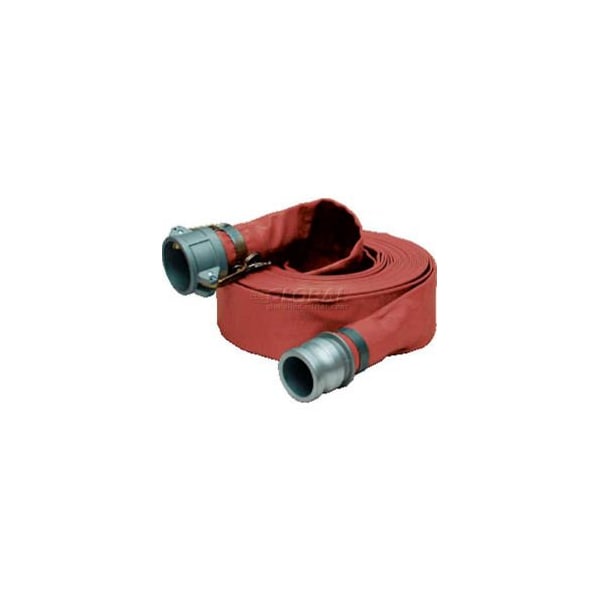 Apache Apache 98138154 6" x 50' Medium Duty PVC Discharge Hose w/CxE Aluminum Cam & Groove Fittings 98138154 - main